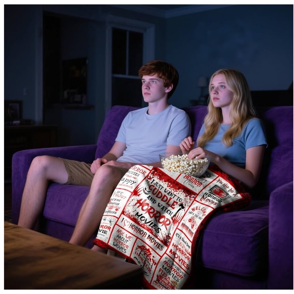Horror Movie Blanket 50"x60", super soft blanket 
I have 2 new blankets